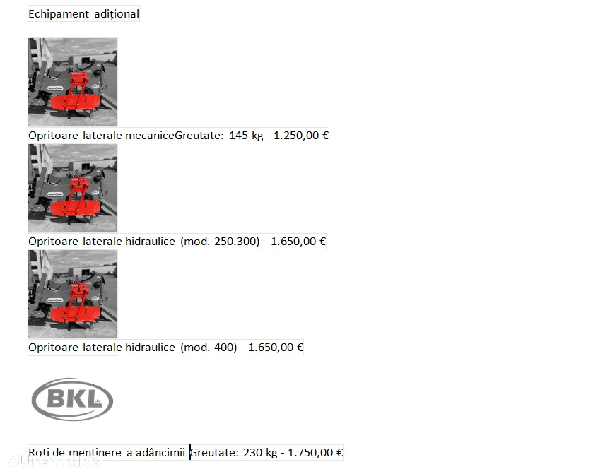 Maschio ARTIGLIO 250/5, 300/7, 400/9 - 10