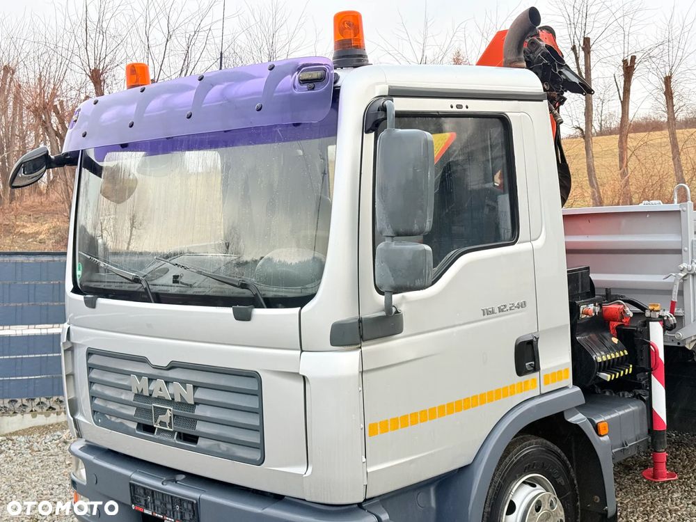 MAN MAN TGL 12-240 Kiper Wywrotka 4x2 Kran PALFINGER PK 12500 BARDZO DOBRY STAN - 4