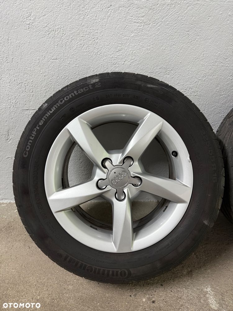 Felgi Audi 16” 5x112 + opony 225/55 Continental - 2