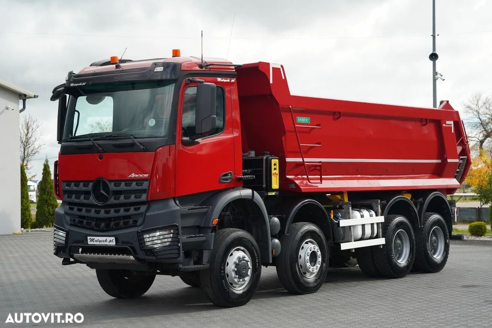 Mercedes-Benz AROCS 4145 / 8x6 / BASCULATOR SPATE / MANUAL / EURO 6 / - 9