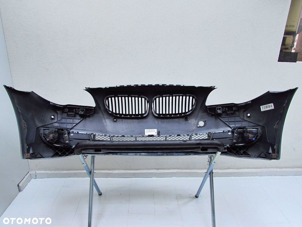 BMW 5 F10 F11 09-14 ZDERZAK PRZOD PDC SPRYSKI GRIL ATRAPA HALOGENY SPACEGRAU - 6