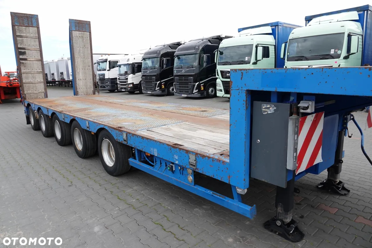 Nooteboom NISKOPODWOZIE / DMC: 80 000 KG / 5 OSI / OSIE SKRĘTNE / NAJAZDY HYDRAULICZNE - 10