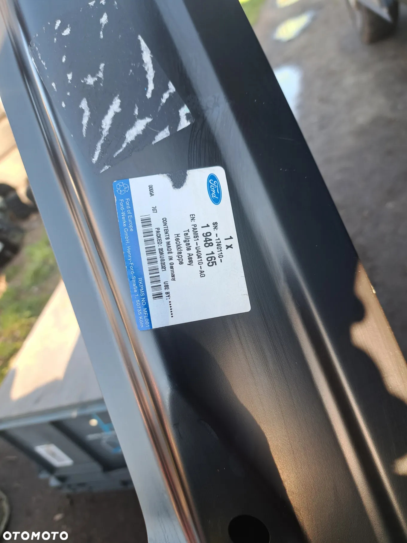 Klapa tylna tył Ford Grand C-Max MK-2 II PAM51-U40410-AG 1948165 Klapa pokrywa Bagażnika Ford Grand C-Max II MK-2 2010 2011 2012 2013 2014 - 11