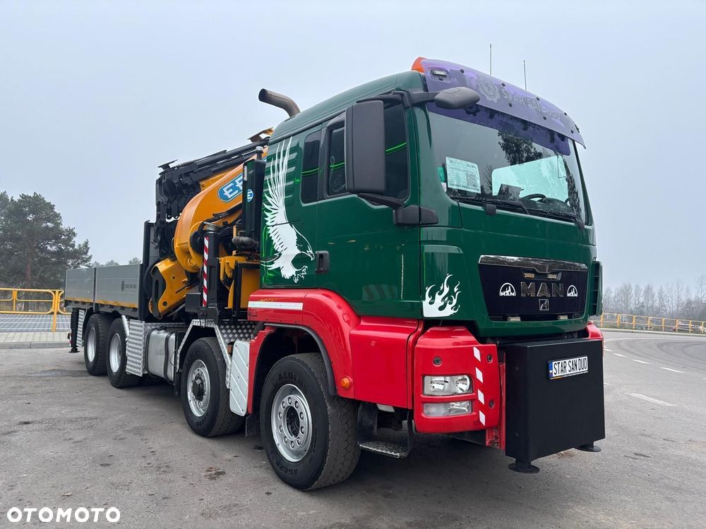 MAN TGS 35.440 8x6H EFFER 1355 Fly Jib Wciągarka HDS Żuraw - 7