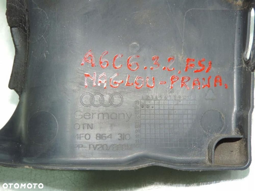 OSŁONA PRZEKŁADNI MAGLOWNICY PRAWA AUDI A6 C6 - 3