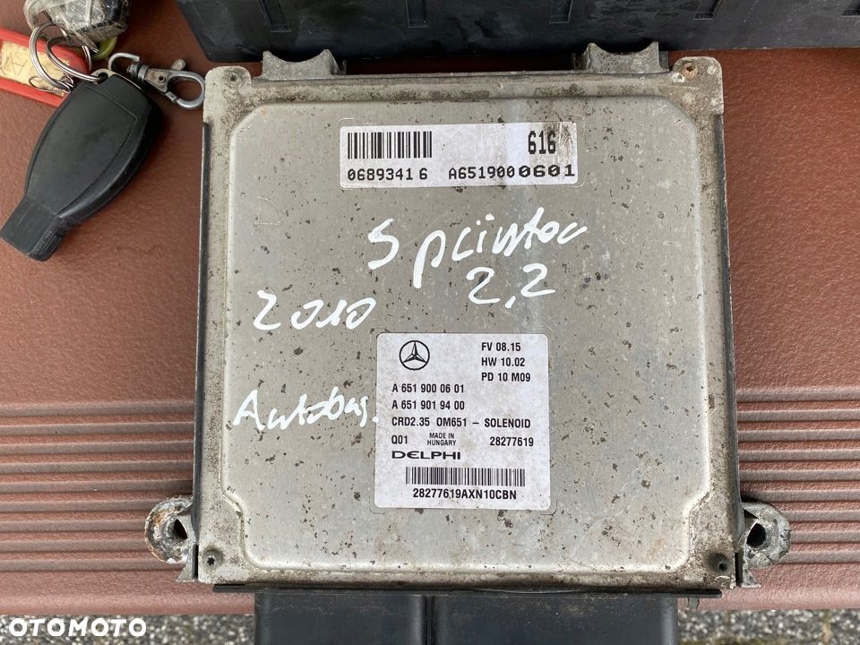 Sprinter 906 2,2 CDI zestaw komputer A6519000601 - 4