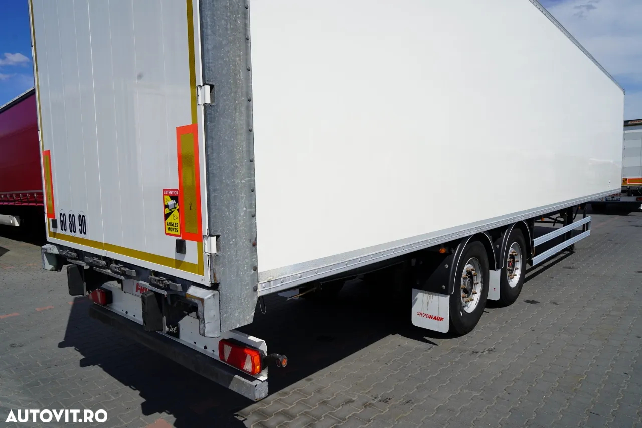 Fruehauf CONTAINER / KOFFER / 2 AXE / SAF / 2021 / PODEA FOARTE REZISTENTĂ: ȘINĂ - 13