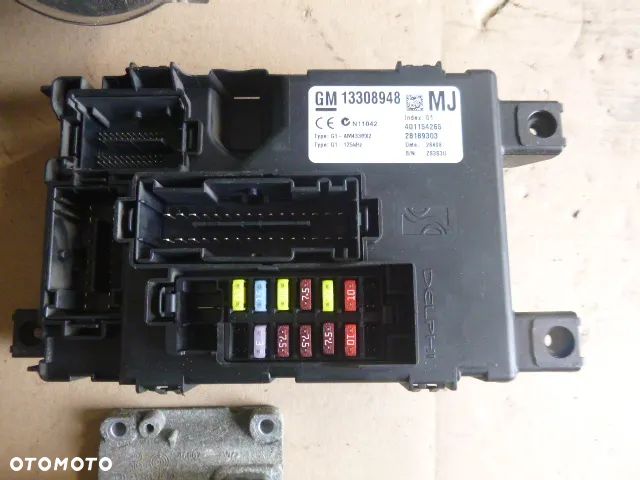 ZESTAW STARTOWY STACYJKA KOMPUTER IMMOBILIZER LICZNIK OPEL CORSA D 1.2 16V - 15