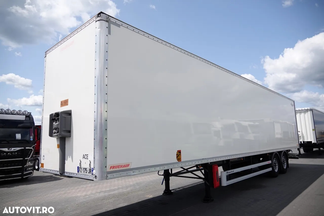 Fruehauf CONTAINER / KOFFER / 2 AXE / SAF / 2021 / PODEA FOARTE REZISTENTĂ: ȘINĂ - 4