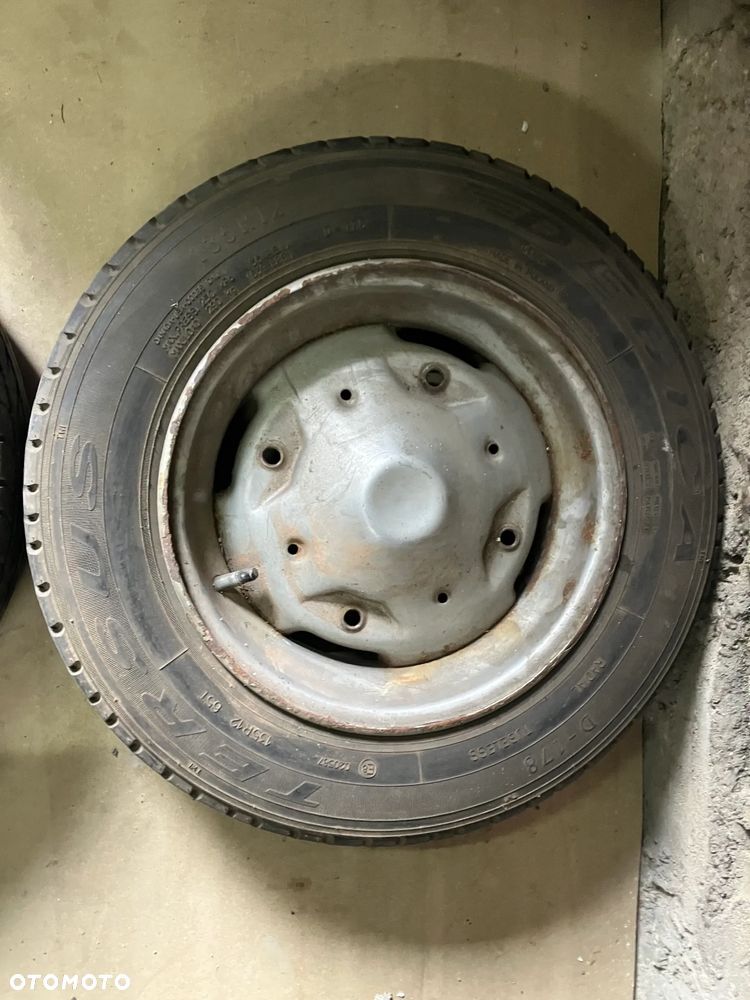 KOŁA FELGI CYTRYNKI FIAT 126P MALUCH DWIE SZTUKI Z OPONAMI DĘBICA D178 - 3