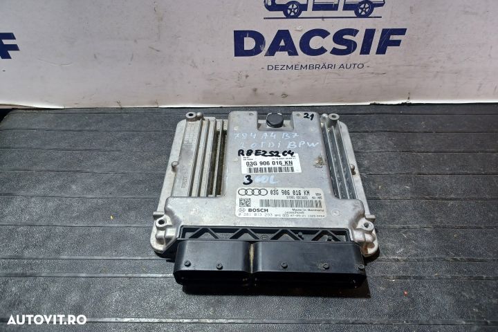 Calculator motor ECU 03G906016KN 0281013293 - 2.0 TDI BPW 03G906016KN - 1