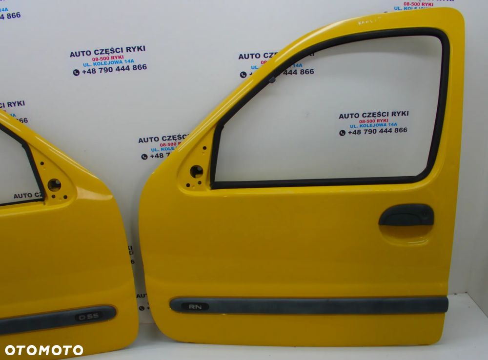 Renault kangoo I Drzwi prawe lewe żółte - 2