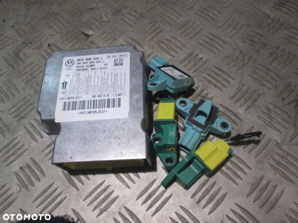 SENSOR AIRBAG PODUSZEK 8K0959655L AUDI A5 8T + CZUJNIKI UDERZENIA - 1