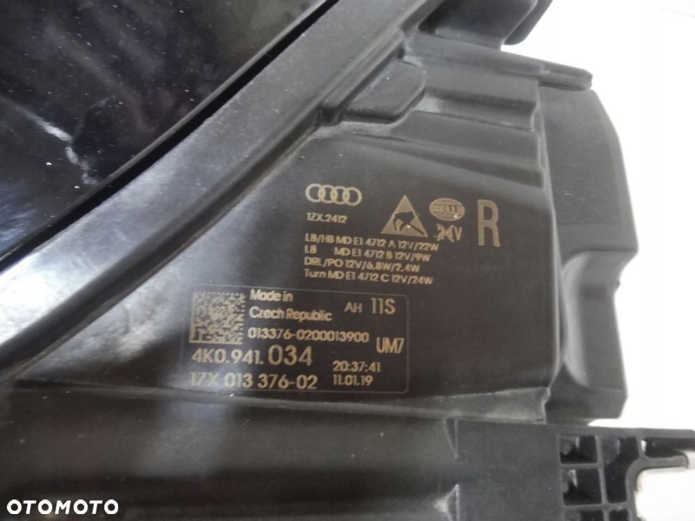 audi a6 c8 4k0 lampa prawa full led kompletna - 3