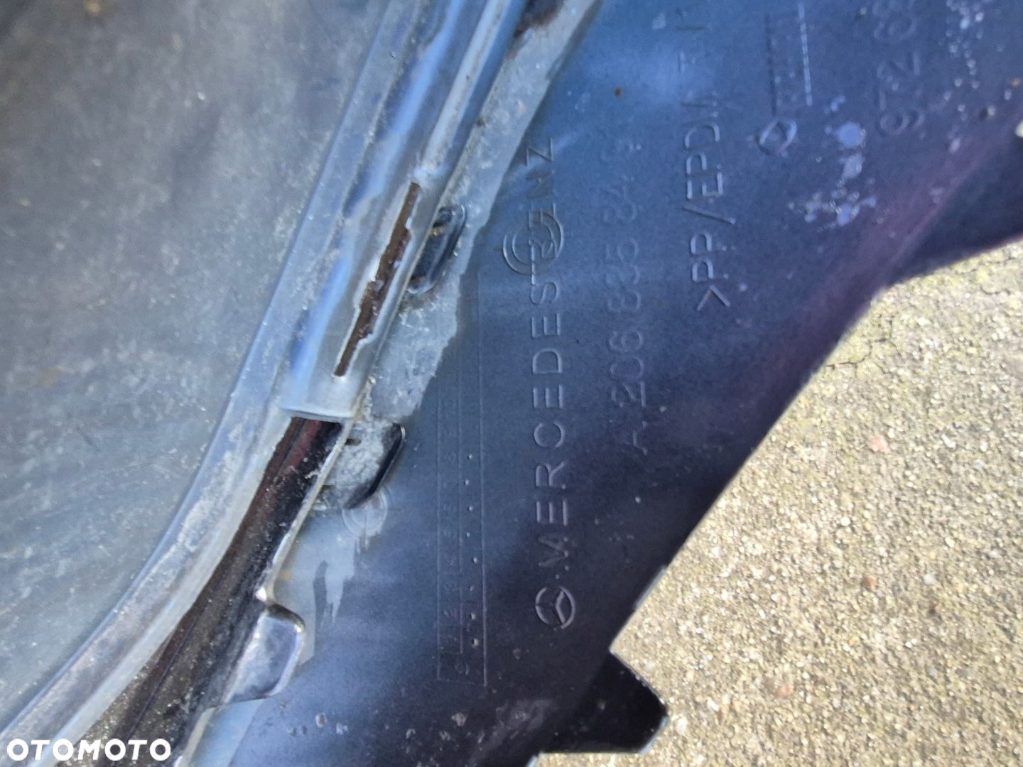 Mercedes C klasa W206 AMG zderzak przedni A2068858401 - 9