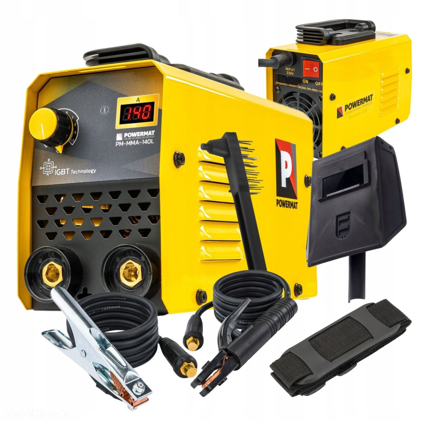 SPAWARKA INWERTOROWA IGBT MMA 5,8 kVA 20-140A  POWERMAT PM-MMA-140L - 14