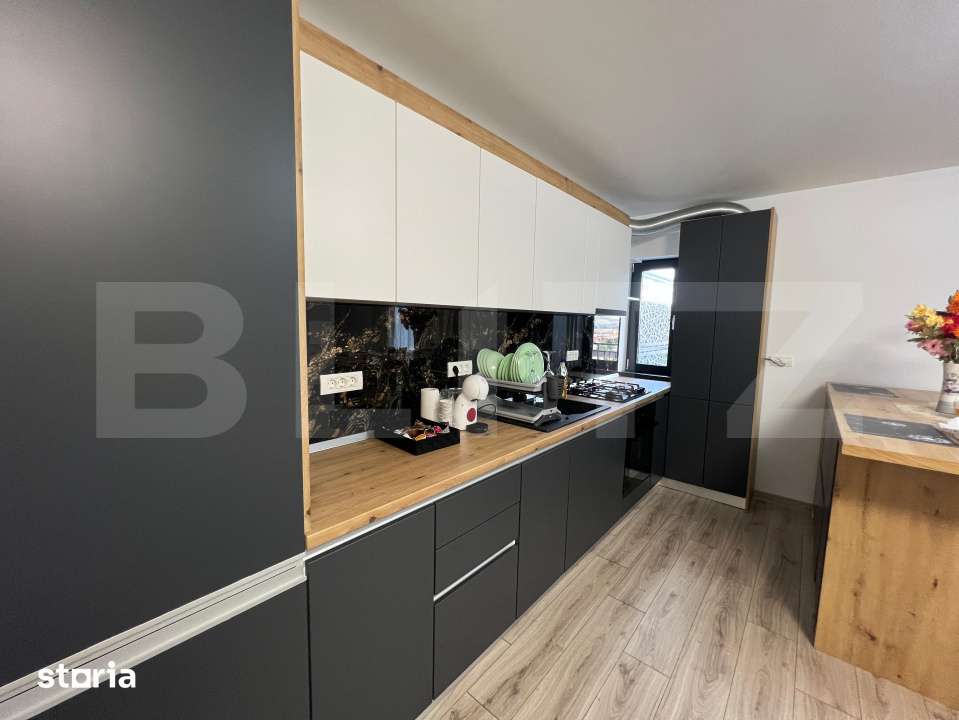 Apartament modern cu terasa de 15 m2 si priveliste panoramica – 58 m — fotografia 2