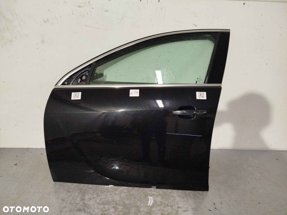 + DRZWI PRZÓD PRZEDNIE LEWE OPEL INSIGNIA A I 1 Z22C CZARNE