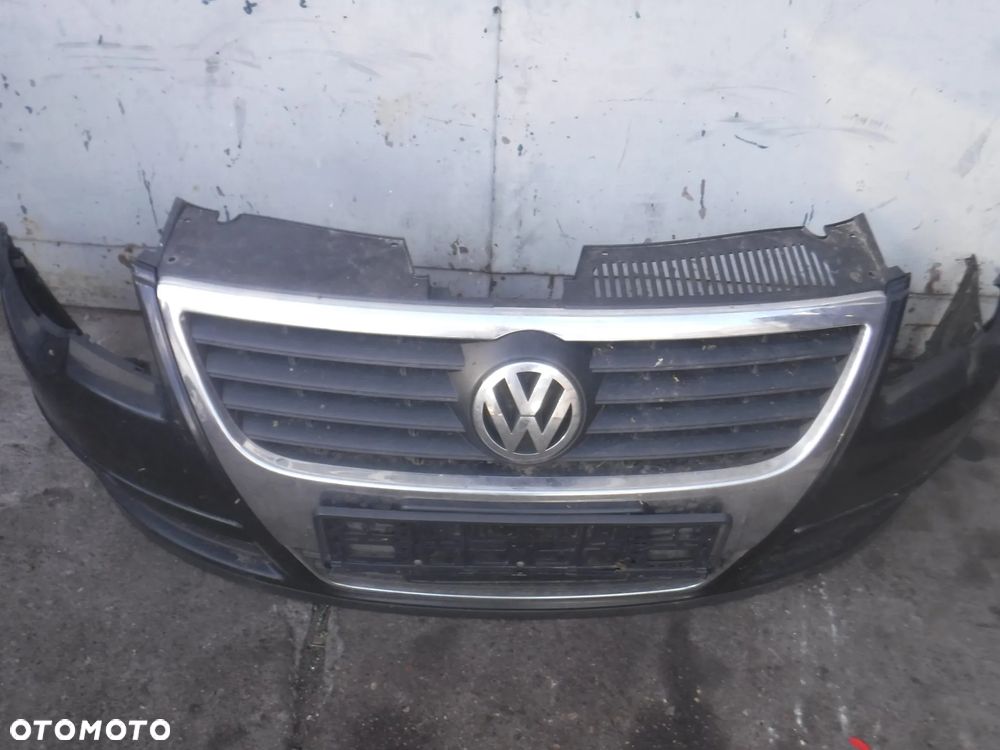 Vw Passat B6 zderzak przod atrapa grill  kompletny LC9X - 2