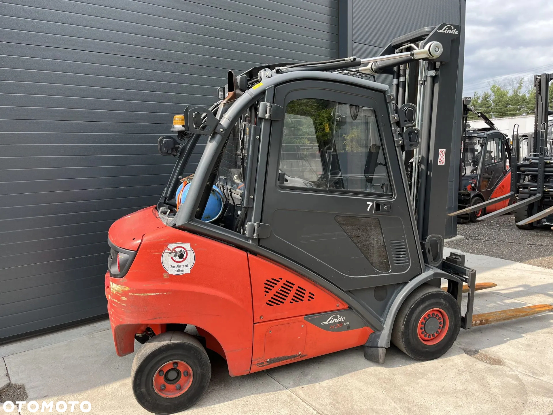 Linde H35-T Gaz LPG TRIPLEX kabina przesuw boczny  oświetlenie drogowe - 9