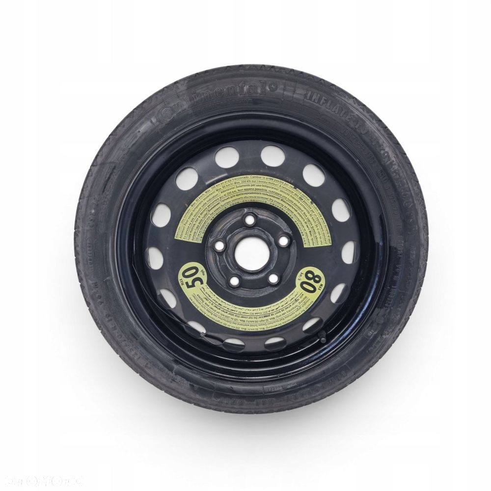 KOŁO DOJAZDOWE Audi Seat Vw Golf VI 125/70 R16 1K0601027AL 5x112 dojazdówka - 1