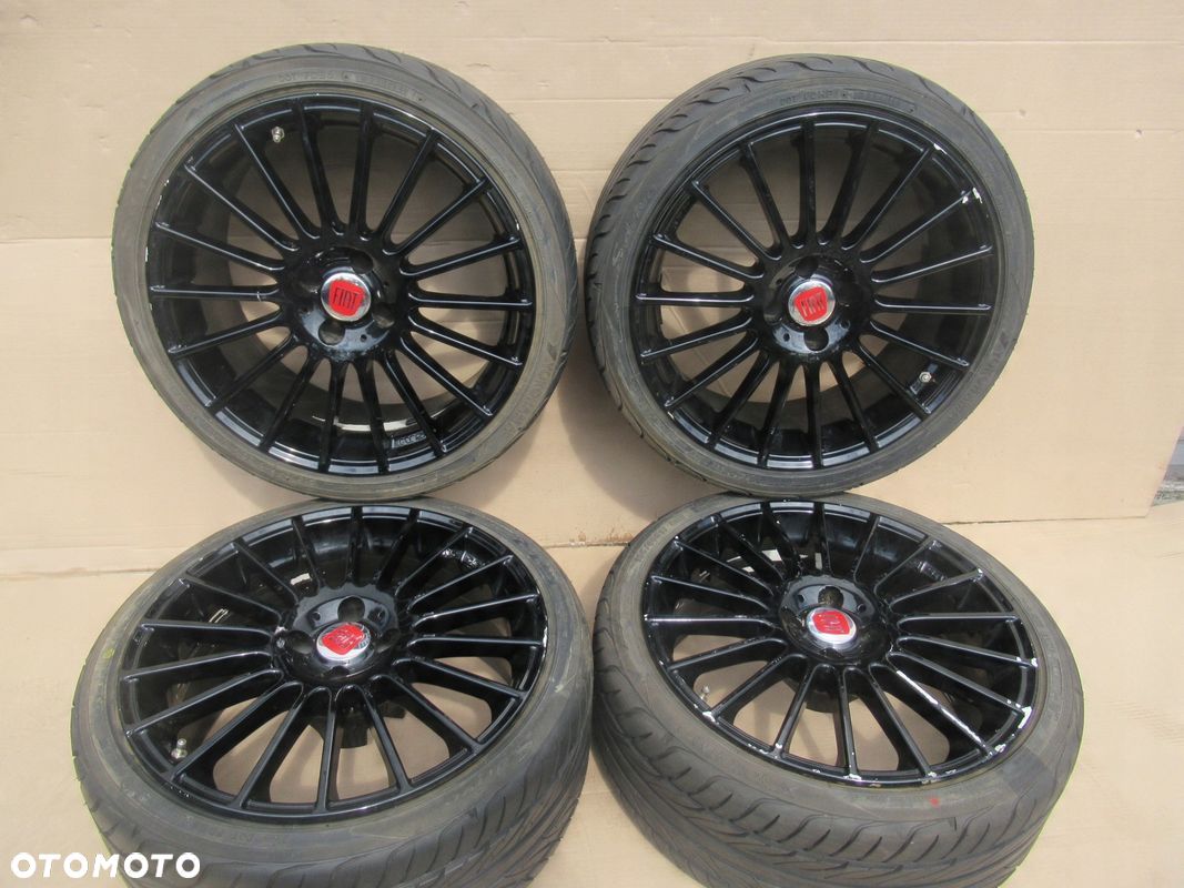 ALU+OPONY LATO R17 FIAT 500,ABARTH 4x98 195/40R17+215/35R17 7J/8J - 1