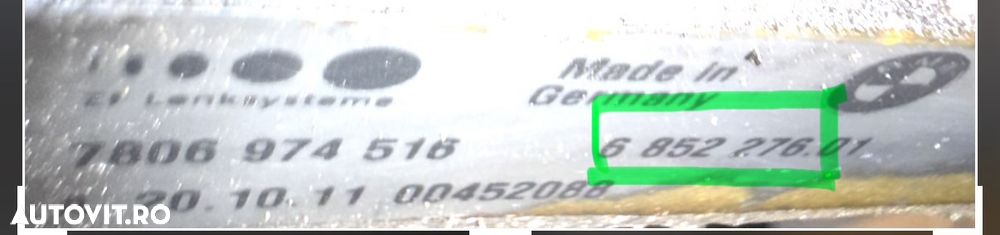 Casetă Direcție Electrică BMW Seria 5 (F10 F11) Seria 7 (F01) Seria 6 (F06) - RWD (Tracțiune Spate) Volan pe stânga - 2