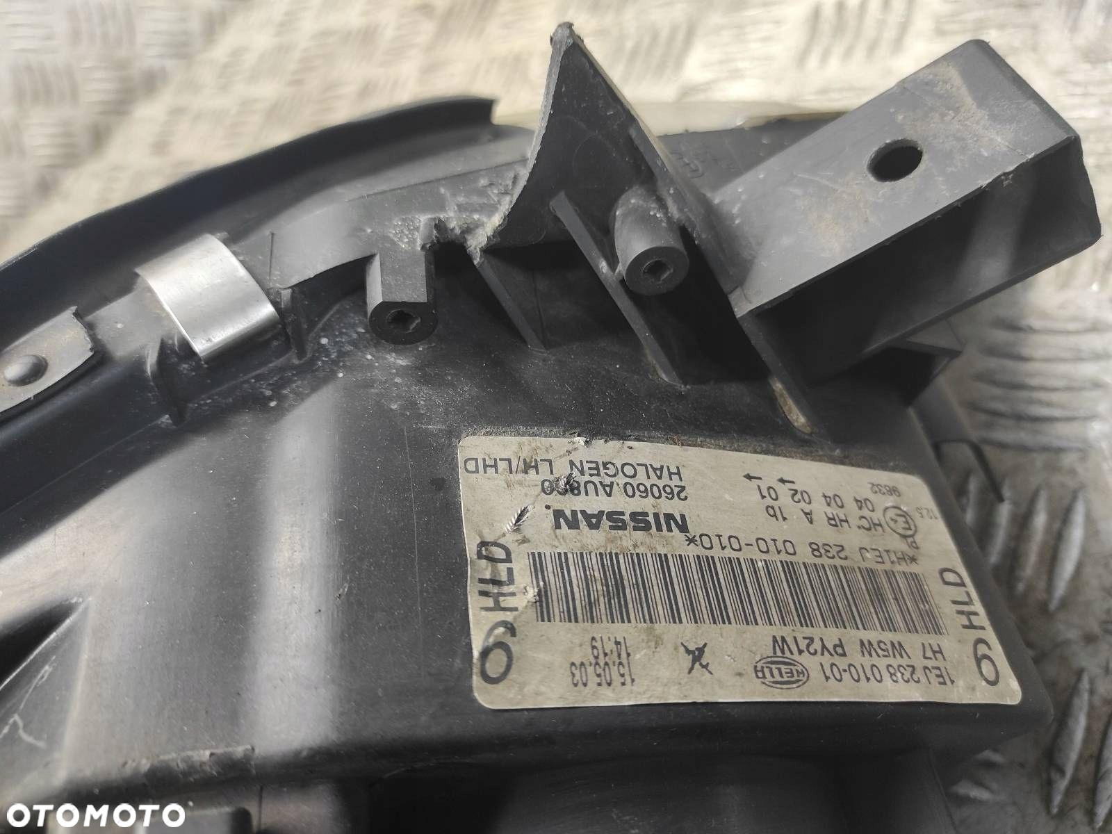 LAMPA LEWY PRZÓD XENON NISSAN PRIMERA P12 - 2