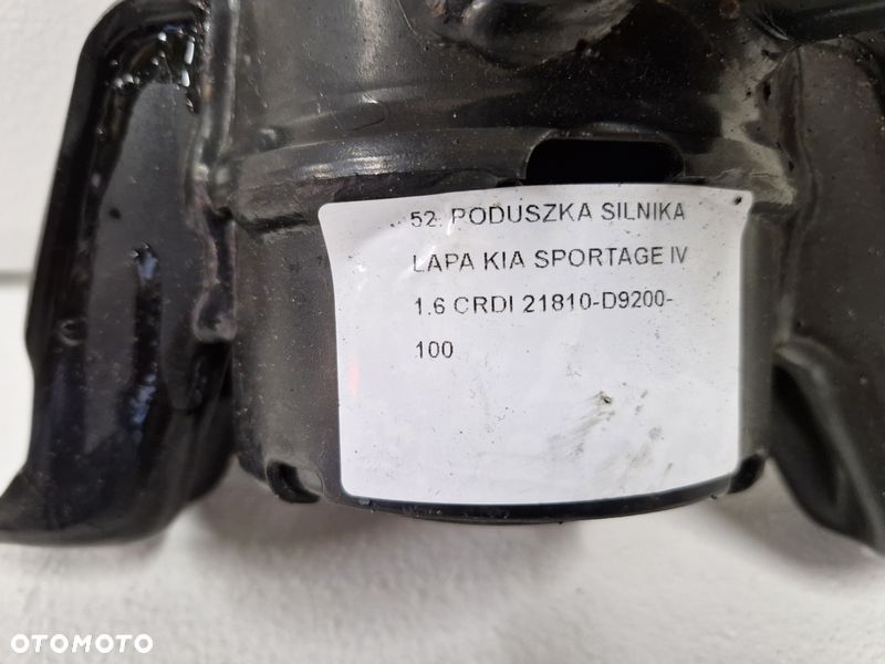 KIA SPORTAGE 4 IV 1.6 CRDI PODUSZKA WSPORNIK SILNIKA ŁAPA 21810-D9200 - 2