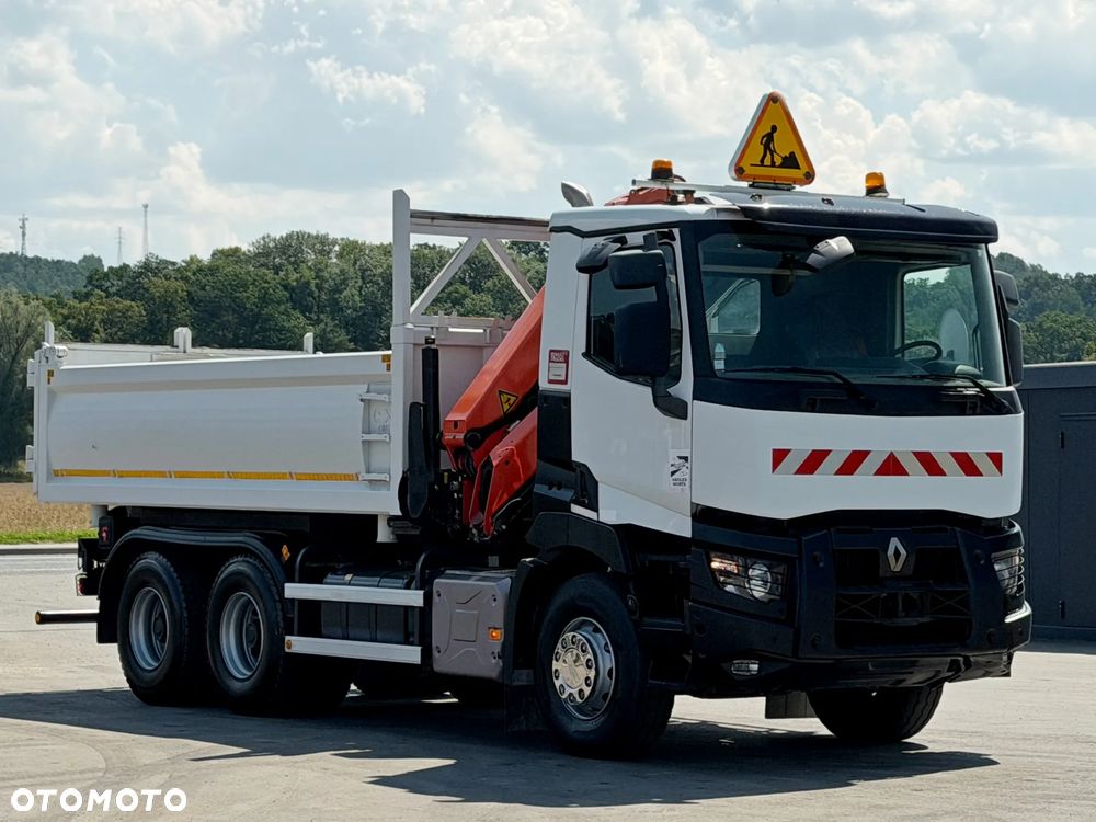 Renault C 380 * WYWROTKA 5,20 m + PK 16001 + PILOT + BORDMATIC *6x4 - 6