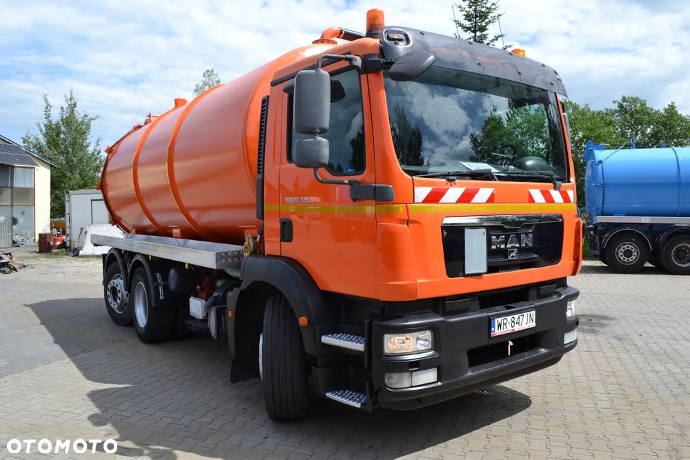 MAN TGM 2013 r 279000 km SPECJALNY SZAMBIARKA NOWA BECZKA 20 m³ TRZECIA OŚ SKRĘTNA KLIMATYZACJA - 8