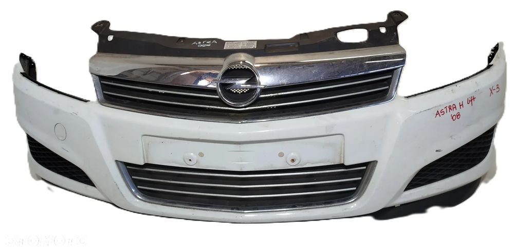 ZDERZAK PRZEDNI GRILL OPEL ASTRA III H LIFT 07-14 - 1