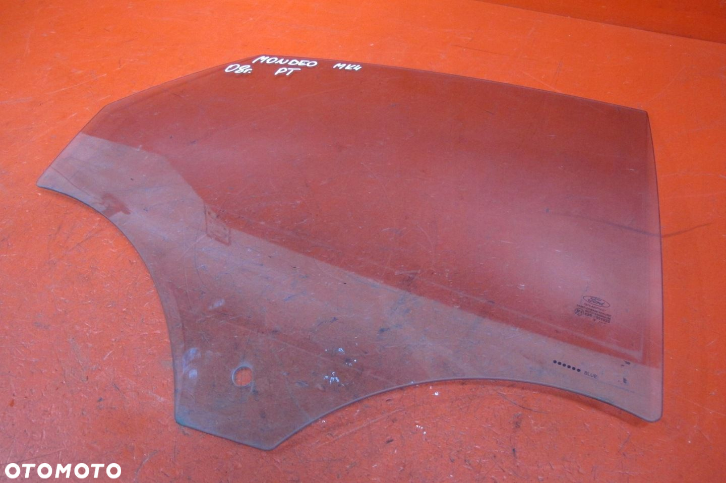 FORD MONDEO IV 4 MK4 HB SZYBA DRZWI PRAWA TYŁ TYLNA NIEBIESKA 2008 ROK - 4