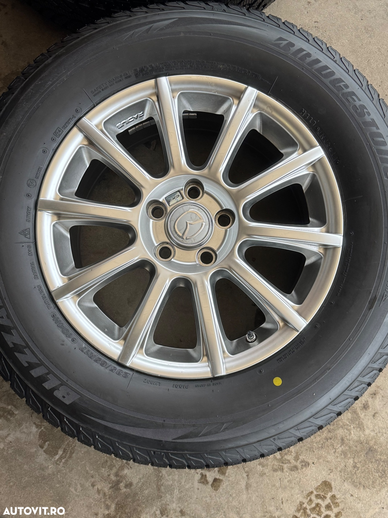 Vând jante aliaj Mazda noi pe 17” cu anvelope noi de iarnă - 5
