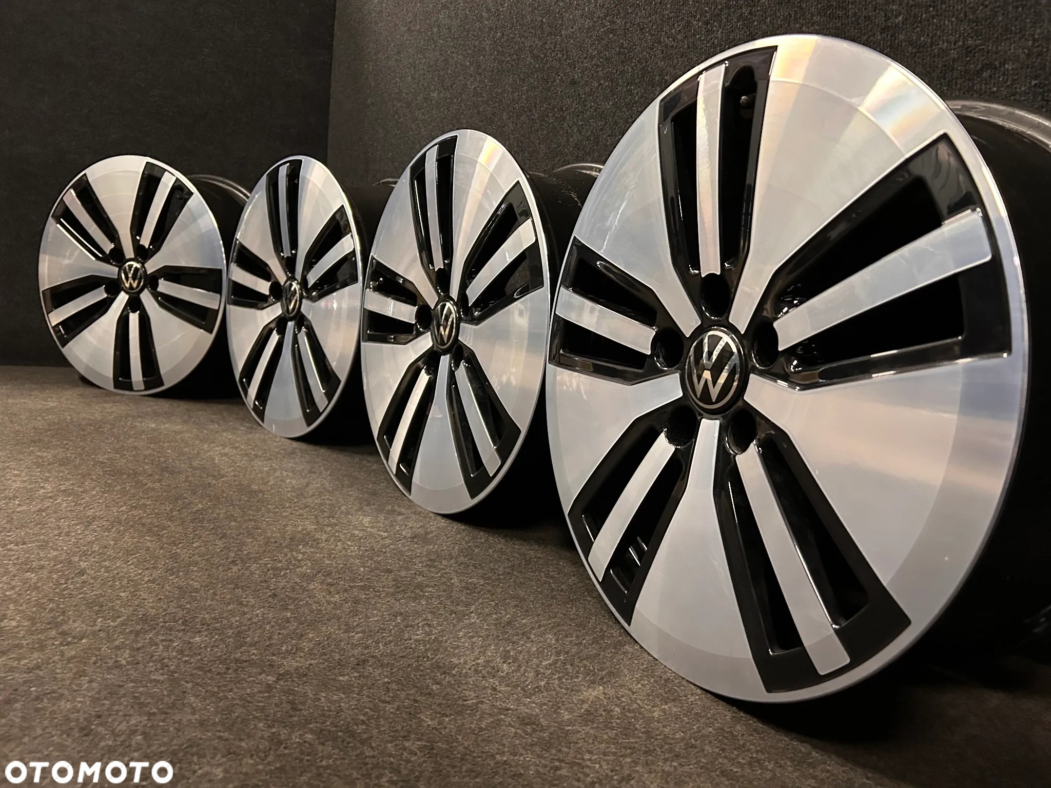 Alufelgi VW Passat B8 GTE, B7, Tiguan, Sharan, T-Roc 17 cali 5x112 4szt. ładne! - 2