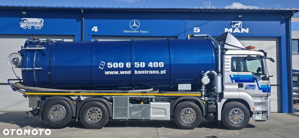 MAN TGS 35.420 8x2 zabudowa 2026 25+2m3 WUKO asenizacyjny kombi cysterna beczka - 4