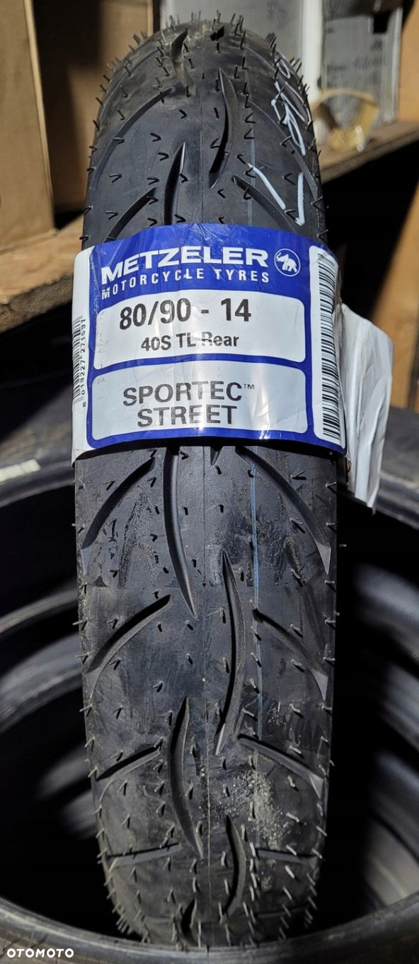 1x Metzeler Sportec Street 80/90-14 40S L809A - 2