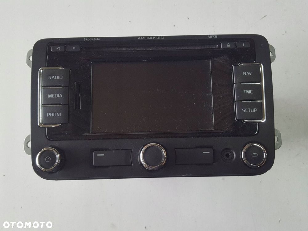 SKODA OCTAVIA 2 II LIFT 08-12r RADIO NAWIGACJA 3T0035191A - 1