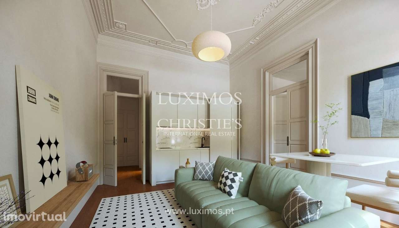 Apartamento T1 com jardim à venda no centro do Porto - Grande imagem: 5/10