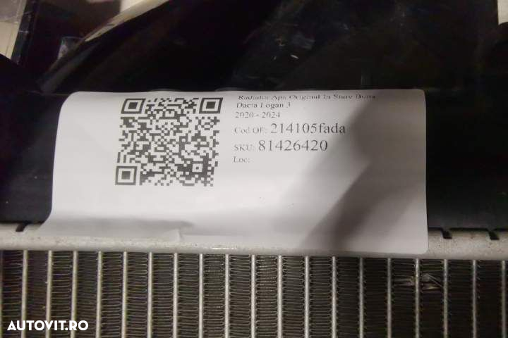 Radiator Apa Original In Stare Buna Dacia  Logan  3 [2020 - 2024] - 7