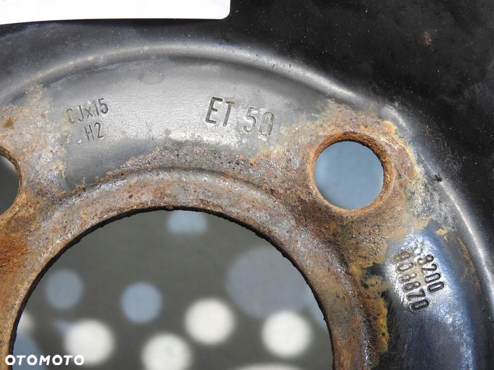 KOŁO FELGA OPONA 185/60/R15 6J 4X100 ET 50 RENAULT CLIO III 8200076103 - 7