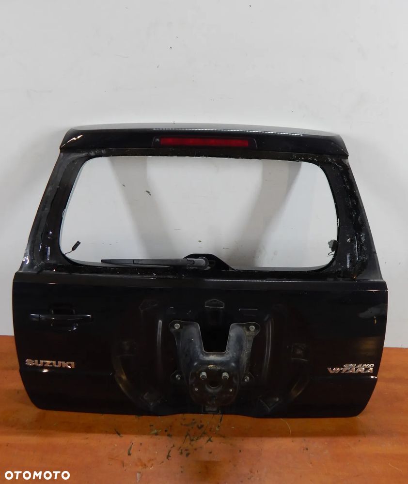 Klapa pokrywa bagażnika Suzuki Grand Vitara II 05-14 czarna ZJ3 Łuków części - 2