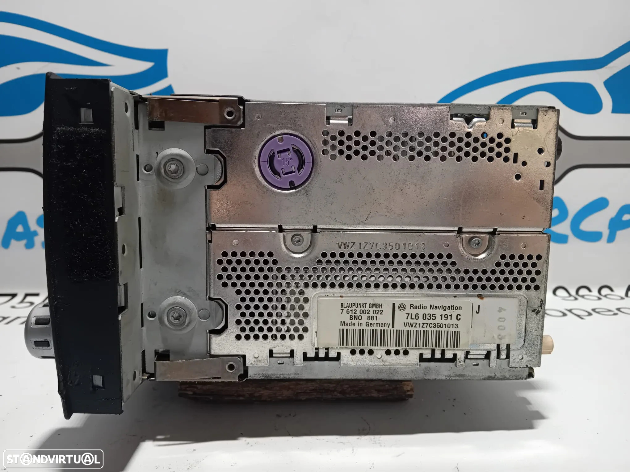Radio CD GPS Original VW VOLKSWAGEN TOUAREG 7L - 10