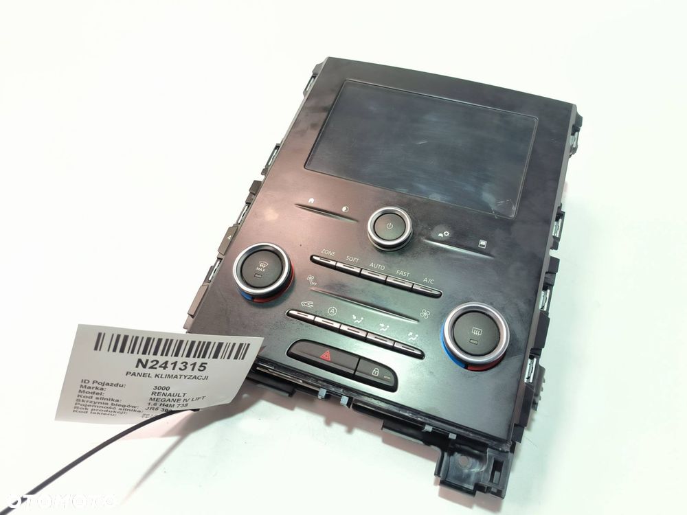 PANEL KLIMATYZACJI RENAULT MEGANE IV LIFT 681833236R - 1