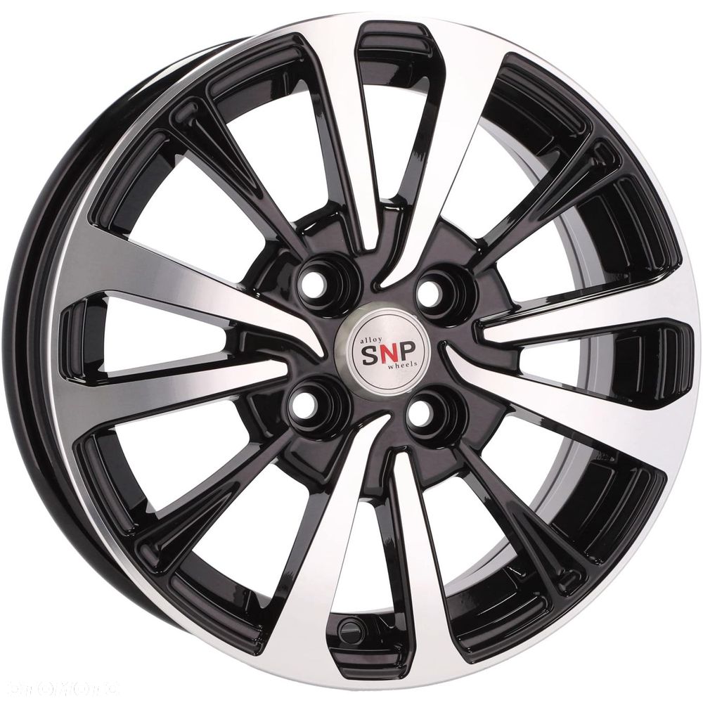 4x Felgi 15 4x100 m.in. do TOYOTA Aygo Yaris Corolla HYUNDAI i10 i20 Bayon KIA Rio - B1846 - 7