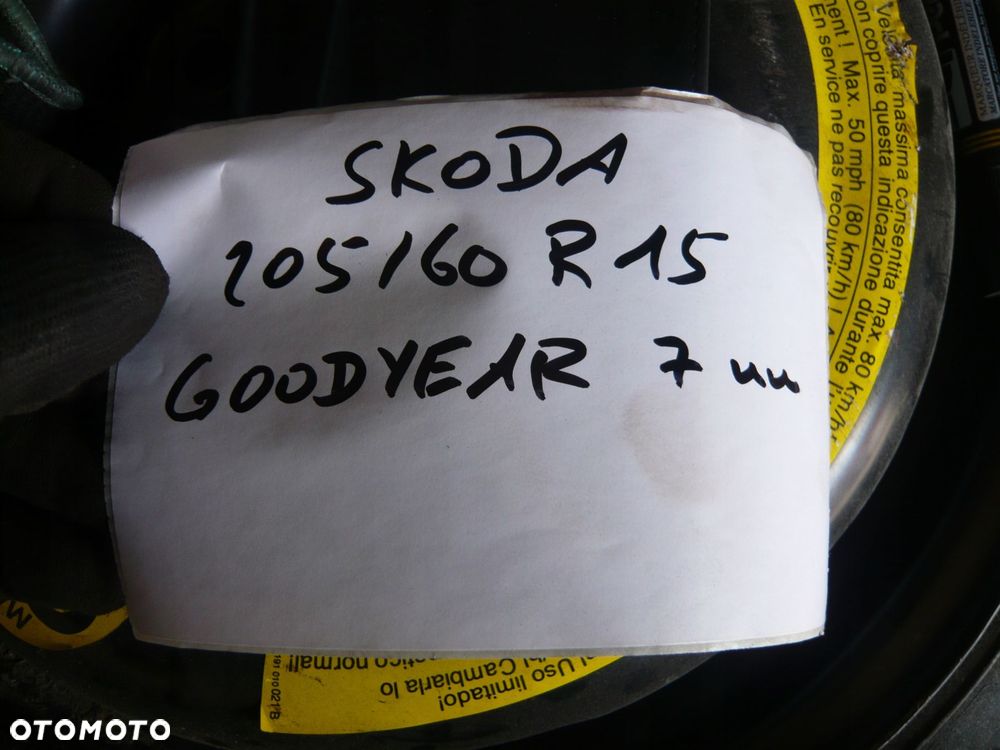 koła aluminiowe 1z0601025s skoda 205/60r15 - 12