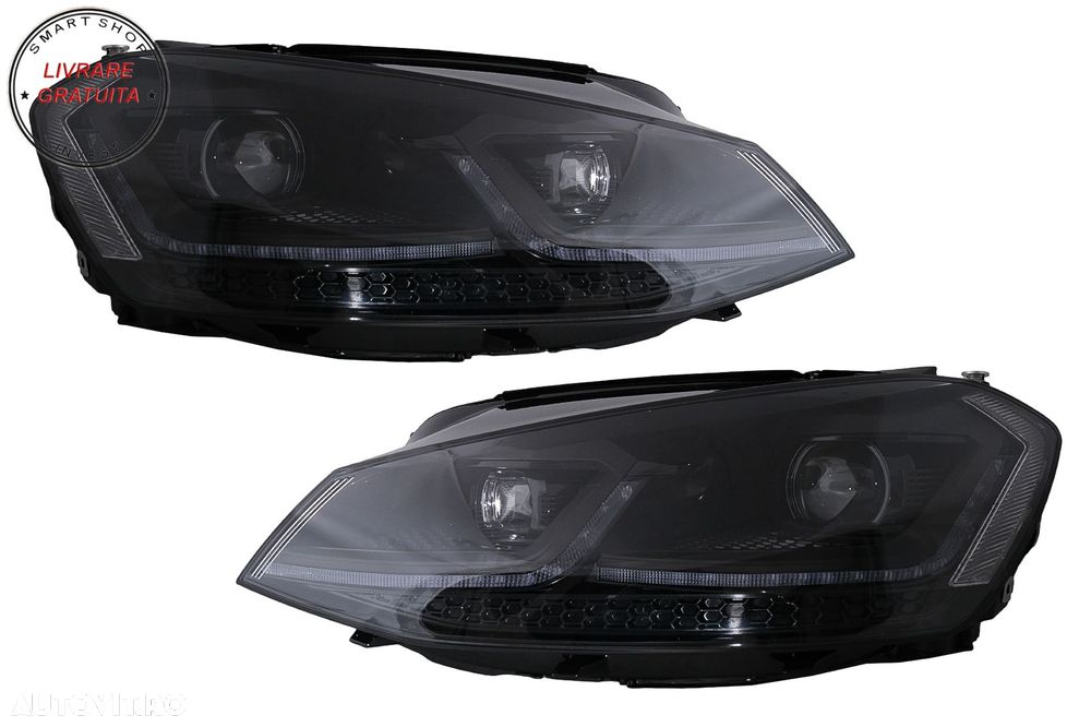Faruri LED VW Golf 7 VII (2012-2017) Facelift G7.5 Design cu Semnal Dinamic- livrare gratuita - 2