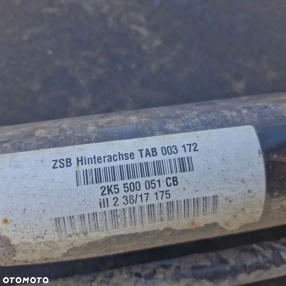 VW CADDY IV 2K5 BELKA ZAWIESZENIA RESORY KPL POMORSKIE 2K5500051CB - 3