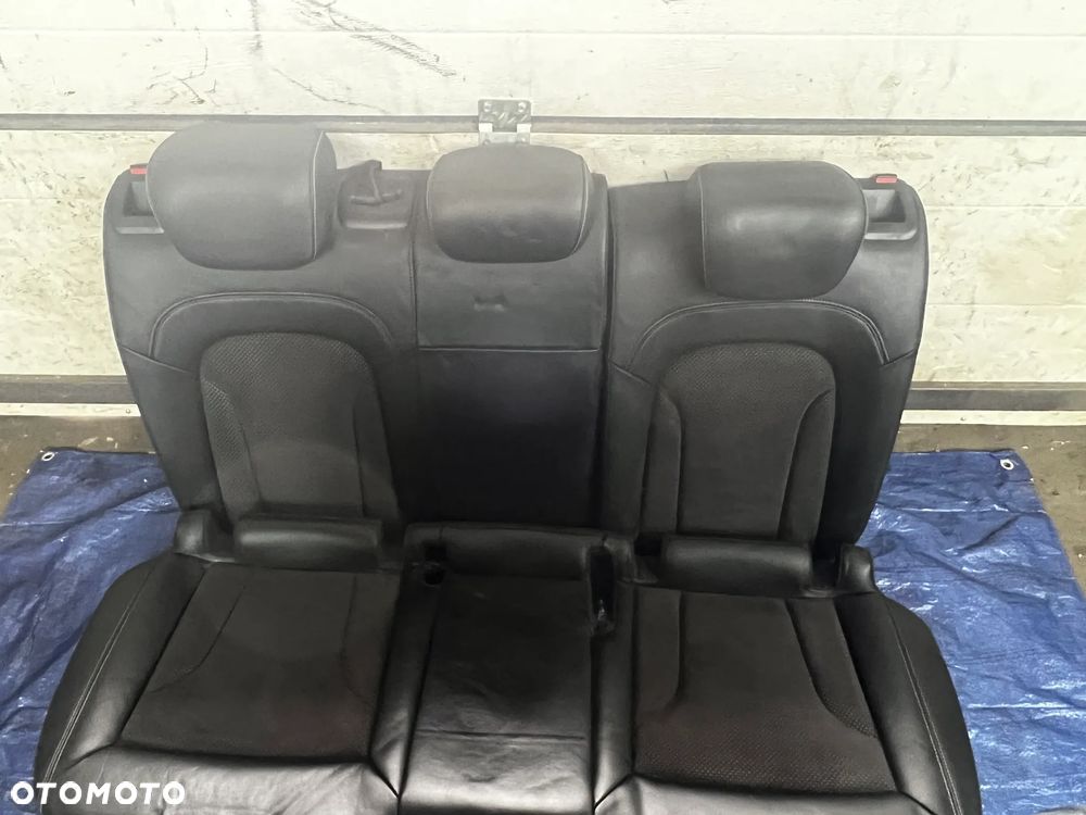 FOTELE AUDI Q3 8U S LINE  SKÓRA+ ALKANTARA ŁADNE - 2