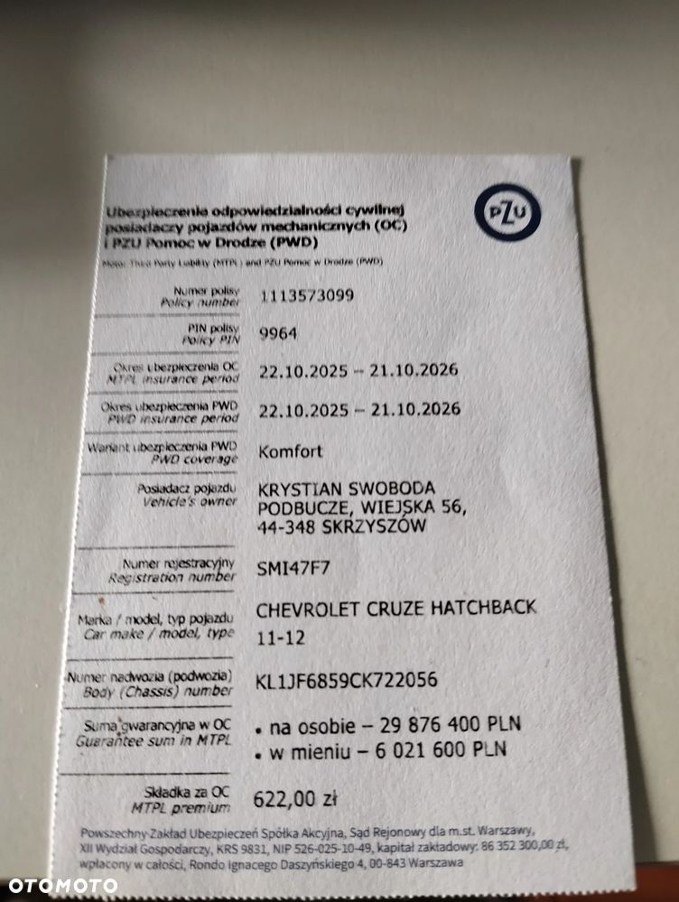 Chevrolet Cruze 1.8 LS (klm) - 18